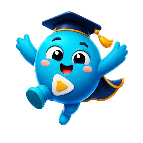 The Cambridge Play mascot jumping with excitement